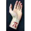 Pi Symbol Temporary Tattoos, Pi Day Math Party Favors, (6