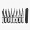 M14x1.5 Spike Lug Nuts 20pcs Black Lug Nuts Compatible with