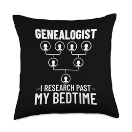 Genealogy Research Dna Test Family Tree History Ancestry Throw Pillow
