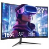 Z-EDGE 27" 2K QHD 2560x1440 165Hz 1ms Curved Gaming Monitor,