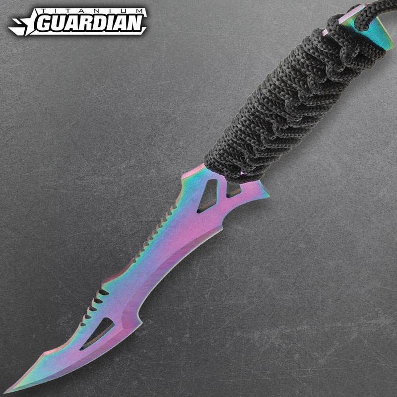 Titanium Guardian Twin Machete Set with Sheath | 11” Stainless