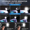 Aikertec Rechargeable Headlamp 2 PCS, 1000 Lumens Bright Headlamp Flashlight
