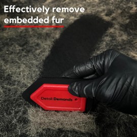 Detail Demands Mini Pet Hair Remover | Dog Hair Remover for Car Carpet & Car Cleaning Supplies, Cat Hair Remover for Furniture, Reusable Carpet Brush and Lint Remover, Pet Hair Removal Tool