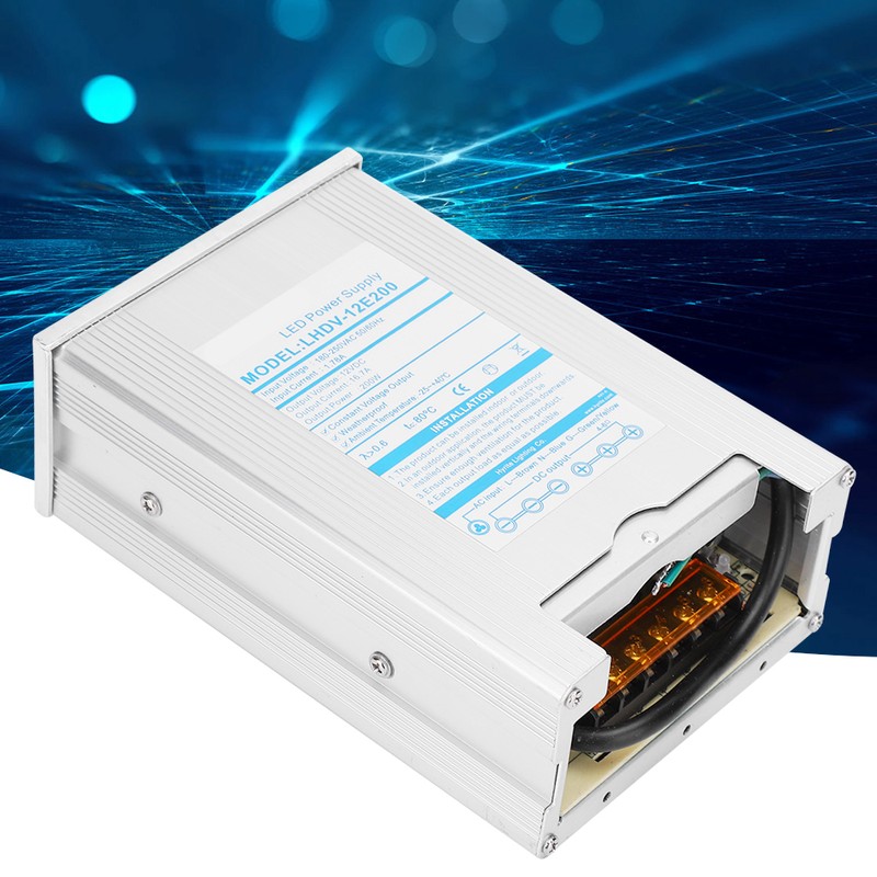 Rainproof Switching Power Supply Aluminum Alloy Material for LED Lights