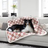 Waterproof Dog Blanket for Medium Dogs-Washable Double Sided Sherpa Fleece