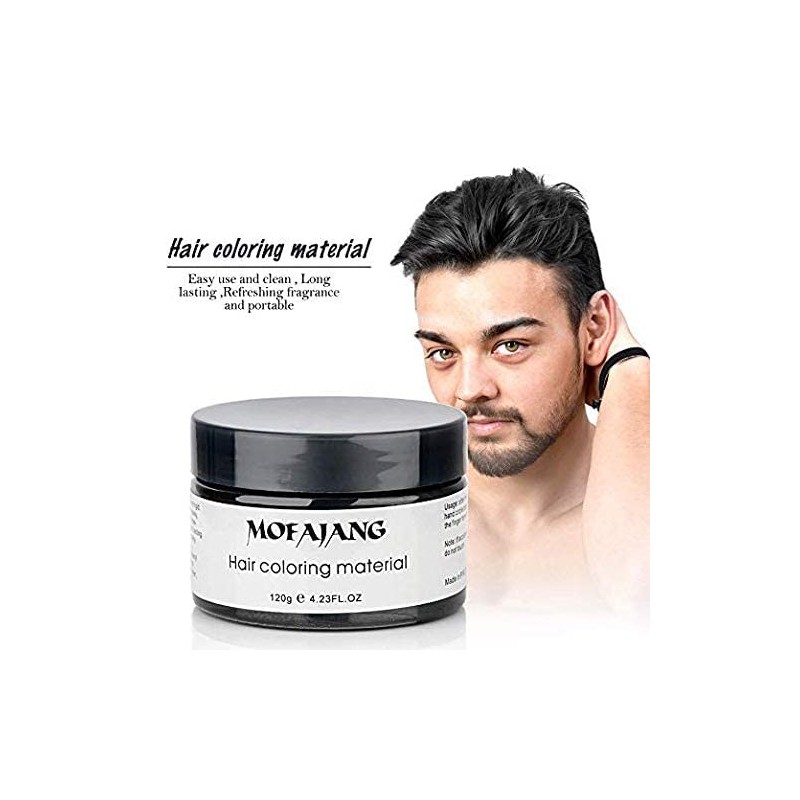 Cera temporal de color de cabello 4.5 oz instantánea peinado