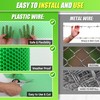 Sumloty Garden Fence Green Plastic Mesh- 16in x 40ft Plastic