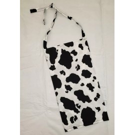 Penny's Needful Things Black & White Cow Spots Plastic Grocery Shopping Bag Holder