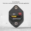 Circuit Breaker Fuse Overcurrent Protector Waterproof with Manual Reset Button