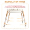 JMMD Baby Changing Table, Changing Station for Nursery, Adjustable Height