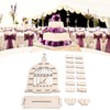 Wooden Chocolate Display Stand Bird Cage Style Dessert Display Shelves