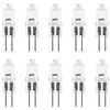 SQXBK G4 Light Bulb 10pcs G4 12V 35W Bi-Pin Warm