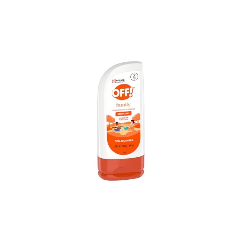 OFF Repelente de Mosquitos Crema, 200 ml