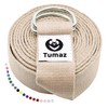 Tumaz Yoga Strap/Stretch Bands [15+ Colors, 6/8/10 Feet Options] with