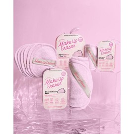 Silver Infused Collection - Pure Silver Infused Makeup Remover for Acne Prone Skin, Reusable & Machine Washable - Size: Mini PRO