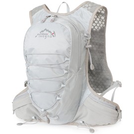 INOXTO Leichter Trinkrucksack, 5 l, geeignet für Outdoor-Wandern, Cross-Country, Marathon, Wettkampf, Radsport, Bergsteigen, Rucksack, für Männer und Frauen (Grau 577)