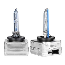 Faros de Xenón de 35 W de Brillo, 2 Piezas D3S 8000 K 35 W Faros de Xenón de Alto Brillo IP68 Faros LED Impermeables para Coche