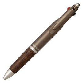 Mitsubishi Pencil Pure Malt 3 Function Pen, Metallic Brown, MSXE3-1005-7M21, Set of 2