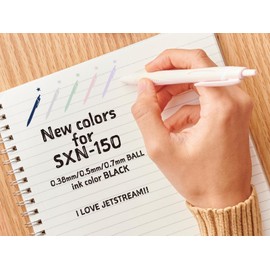 Mitsubishi Pencil HSXN15075N5PM Oil Based Ballpoint Pen Jet Stream Standard Soft Color 5pcs 0.7 Axis Color MIX