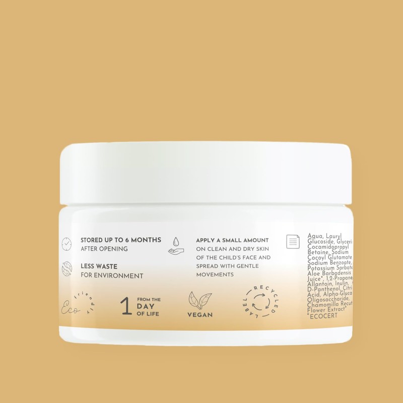 Natural Baby Face Cream - 98% of natural ingredients