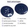 12 Pcs Navy Sewing Buttons 0.75 inch Uniform Buttons 30L
