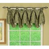 Today's Curtain Madison Reversible Button Valance 20" L, Sage