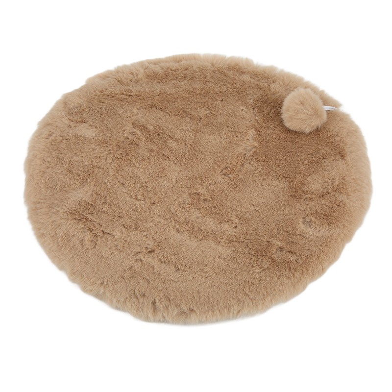 Round Pet Sleeping Mat Warm Comfy Round Pet Bed Mat
