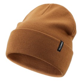 Connectyle Toddler Beanies Boys Girls Kids Knit Winter Hat Warm Skull Cap Acrylic Watch Hat S Camel