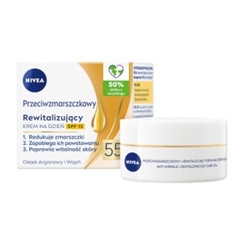 NIVEA Anti-Wrinkle + Revitalizing Day and Night Cream Set (55+) – 2 x 50ml