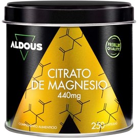 Magnesium Citrate - 250 Capsules - 440 mg of Elemental Magnesium