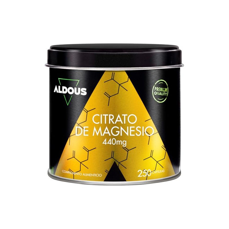 Magnesium Citrate - 250 Capsules - 440 mg of Elemental