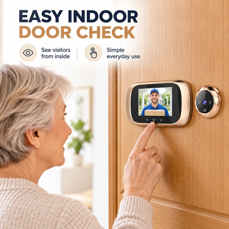 2.8 Inch Digital Door Peephole Camera with LCD Screen –