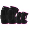 ONTYZZ Rodilleras y Coderas Ajustables para niños con Almohadillas SBR
