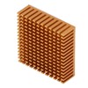 8Pcs Cooling Fins Aluminum Alloy Power Radiator Slotted Heatsink for