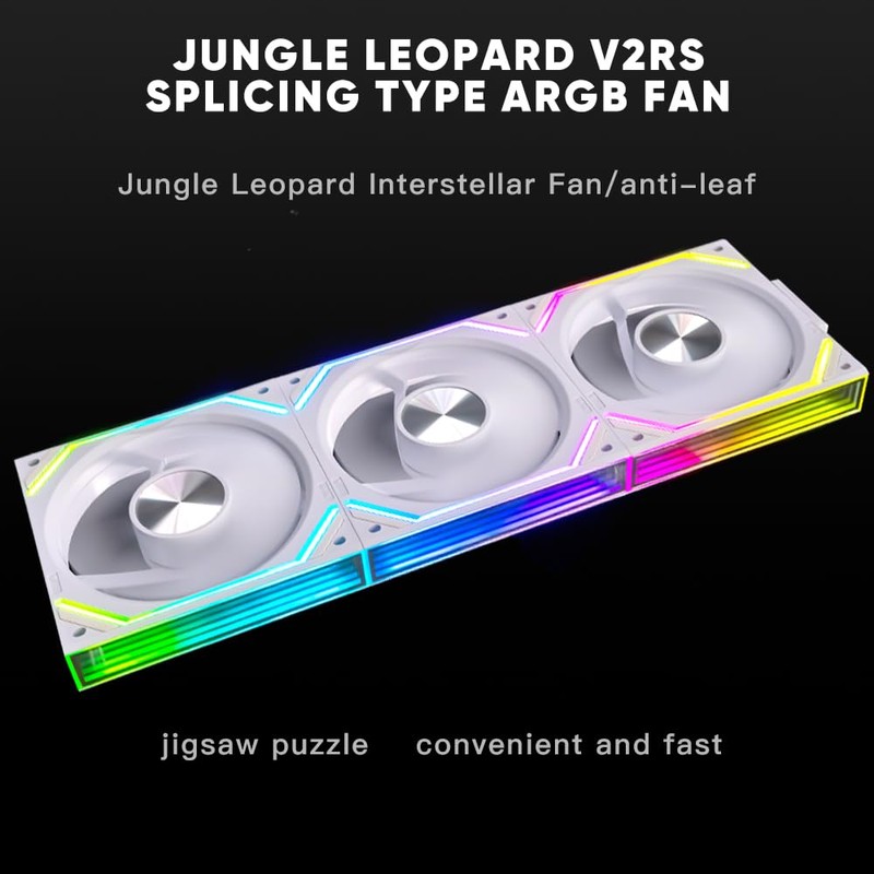 Jungle Leopard PC Fan JM-V2 RS 120 Infinity Mirror Module
