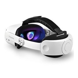 TRANSNOVO Compatible with Oculus Quest 2 Head strap, VR Accessory for Meta Quest 2, One-Button Retractable Lightweight Elite Strap (Quest 2 Elite VR Head Strap)