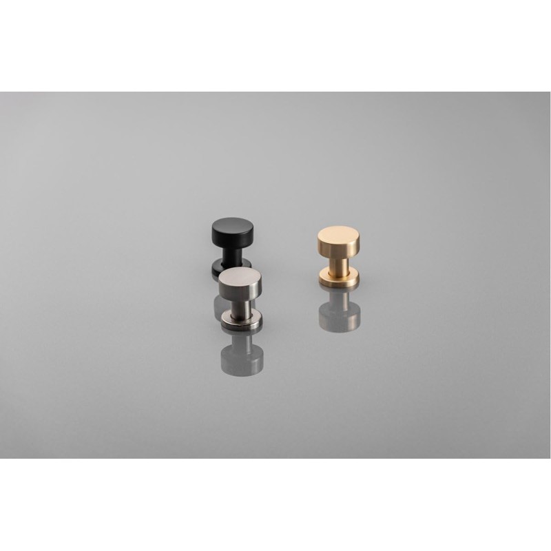 GTV - Ring INOX Knob - Brushed Steel - Furniture