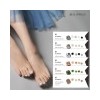 1+1 Patent Parts Self Gel Nail+Gel Pedi Sticker Set /