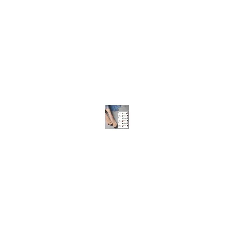 1+1 Patent Parts Self Gel Nail+Gel Pedi Sticker Set /
