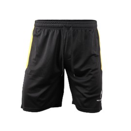 HO Soccer Akademia Fußballhose, für Erwachsene, Schwarz/Gelb, XL