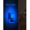 L LOHAS LED Blue Night Lights Plug into Wall 2-Pack,
