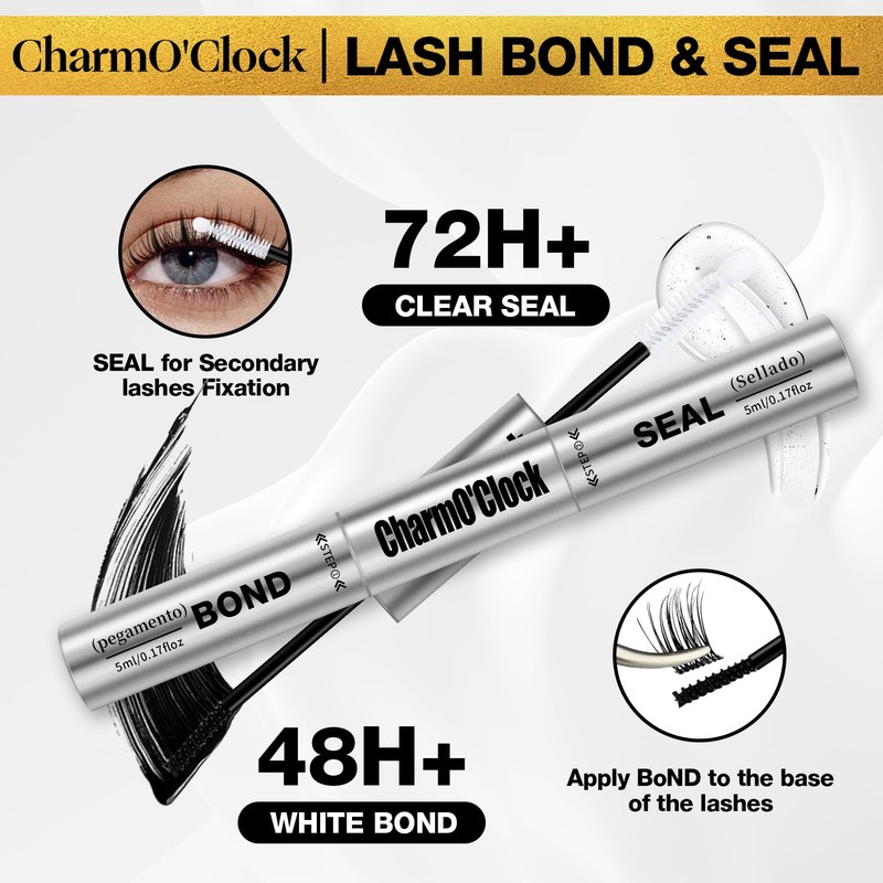 Lash Glue, Eyelash Bond and Seal Kit - Long-Lasting 72H