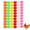 Pack of 100 Poultry Foot Rings, Chicken Identification Legs Rings
