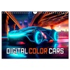 Digital Color Cars (Wandkalender 2025 DIN A4 quer), CALVENDO Monatskalender [Calendar] Monika Altenburger