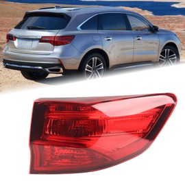 KAMDKI RH LED Tail light Assembly Fit for 2014 2015 2016 2017 2018 2019 2020 Acura MDX Outer Rear Lamp With Bulbs Right Passenger Side 33500TZ5A02 AC2805103C