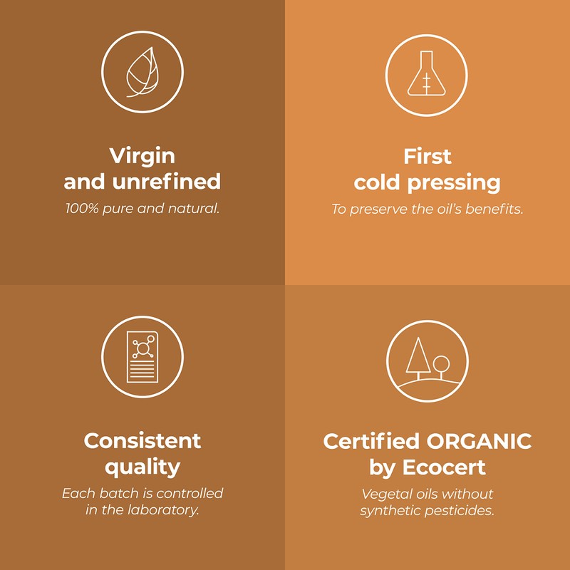 ORGANIC - HAZELNUT Oil - 250mL - 100% Pure, Natural,