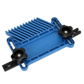 Adjustable Woodworking Spring Board Safety Device, Stackable Spring Board for Table Saws, Milling Tables with Chamfer Groove (Square Spring Board Type B Blue)