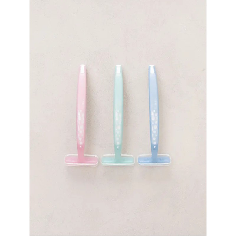 DAISO Kaijirushi Women's CAN Body Razor 3-Pack