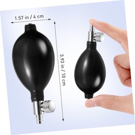 Warmhm Bellows with valve, small pump ball for blood pressure measurement, high-quality manual inflation lamp for precise blood pressure controls and reliable use