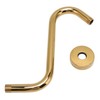 304 Stainless Steel S Shaped Shower Arm Gold Shower Head